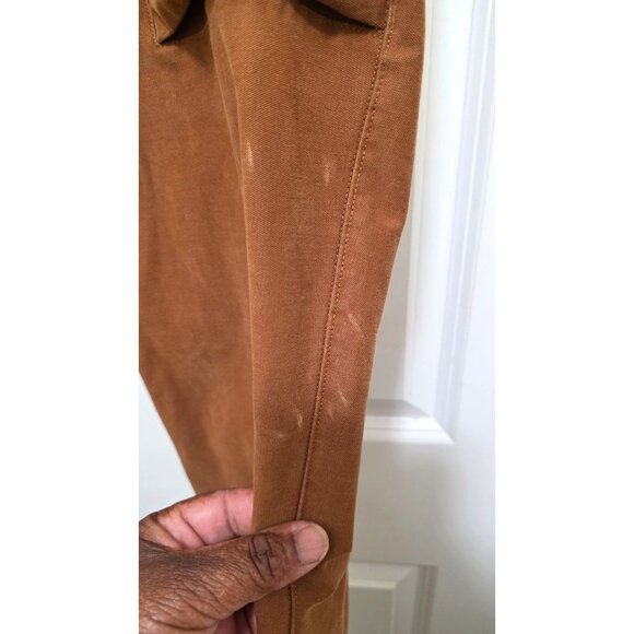 Lululemon UtiliTech Brown Men's Casual Elastic Waist Pants Pockets Size M - Picture 8 of 12